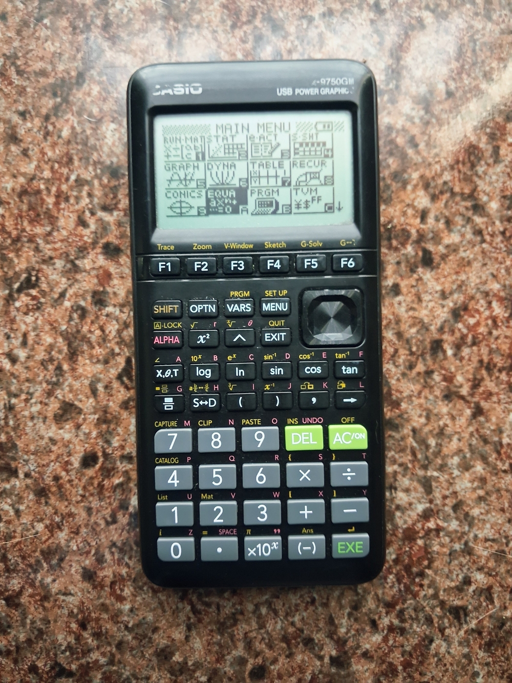 Casio Black Graphing Calculator - Advanced Scientific Functions